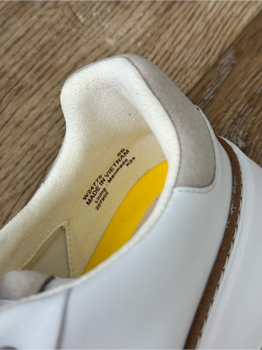 Cole Haan White Leather Sneakers - Picture 5 of 5